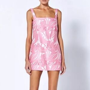 Alexis Illona Dress Size S Mini Blush Pink Lined Cocktail